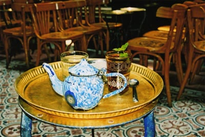 Mint tea in Cairo